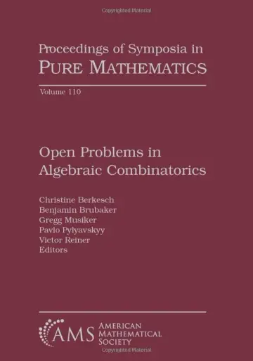 Cover of Open Problems in Algebraic Combinatorics