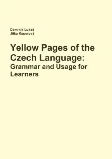 Cover of Yellow Pages of the Czech Language