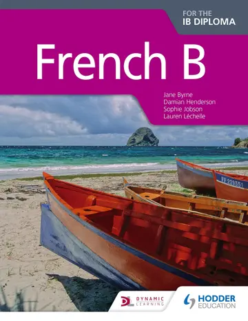 Cover of French B for the Ib Diploma Student Book