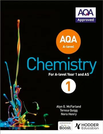 Cover of AQA A Level Chemistry Student Book 1