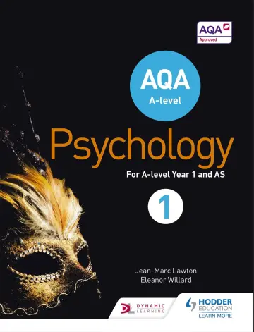 Cover of AQA A-level Psychology Book 1
