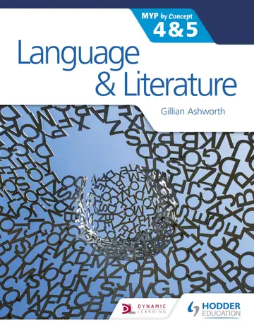 Cover of Language and Literature for the IB MYP 4 & 5