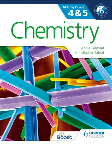 Cover of Chemistry for the IB MYP 4 & 5