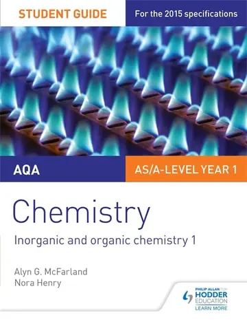 Cover of AQA AS/A Level Year 1 Chemistry Student Guide