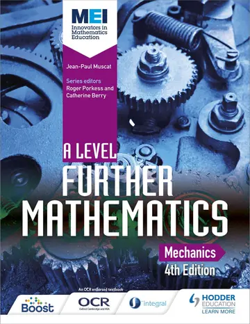 Cover of MEI A Level Further Mathematics Mechanics 4th Edition