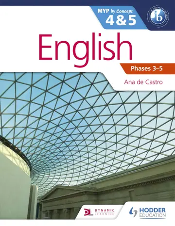 Cover of English for the IB MYP 4 & 5