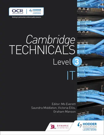 Cover of Cambridge Technicals Level 3 IT