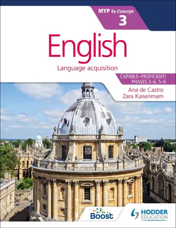 Cover of English for the IB MYP 3
