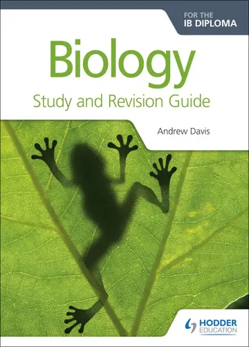 Cover of Biology for the IB Diploma Study and Revision Guide