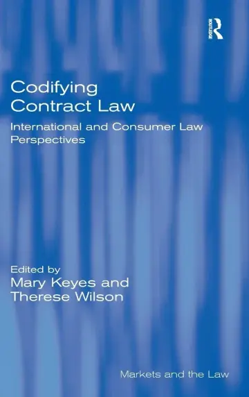 Cover of Codifying Contract Law