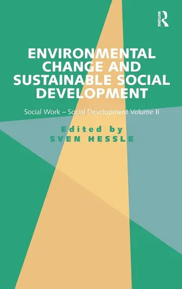 Cover of Environmental Change and Sustainable Social Development
