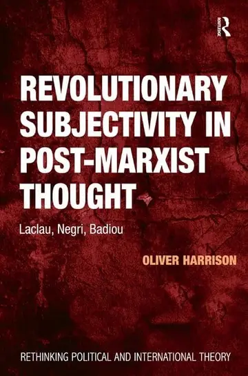 Cover of Revolutionary Subjectivity in Post-Marxist Thought