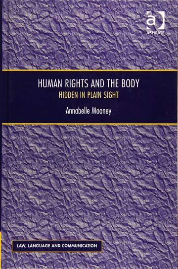 Cover of Human Rights and the Body