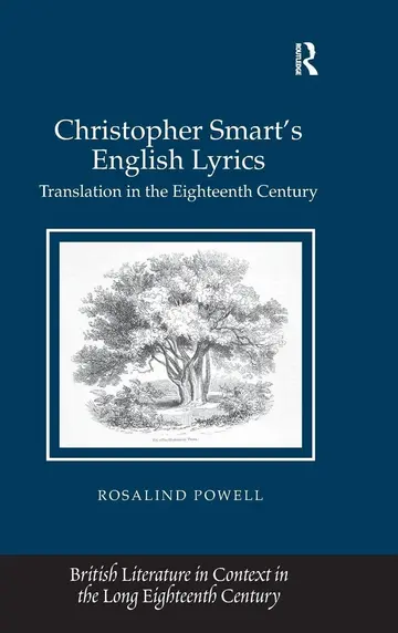 Cover of Christopher Smart's English Lyrics