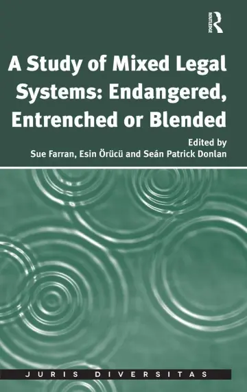 Cover of A Study of Mixed Legal Systems