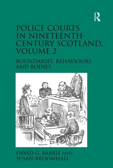 Cover of Police Courts in Nineteenth-Century Scotland