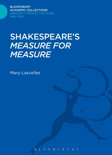 Cover of Shakespeare's 'Measure for Measure'
