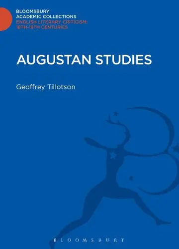 Cover of Augustan Studies