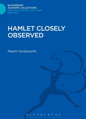 Cover of Hamlet Closely Observed
