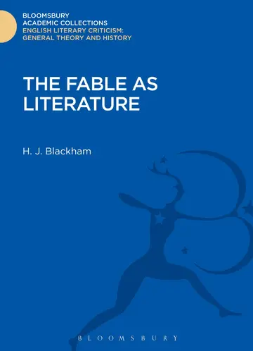 Cover of The Fable as Literature