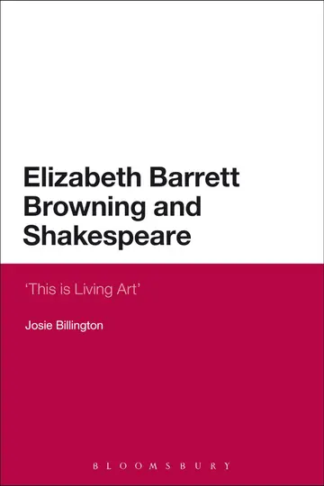 Cover of Elizabeth Barrett Browning and Shakespeare