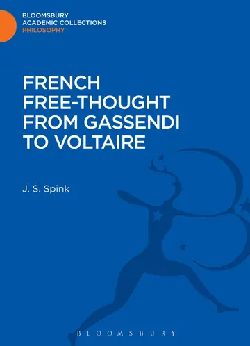 Cover of French Free-Thought from Gassendi to Voltaire