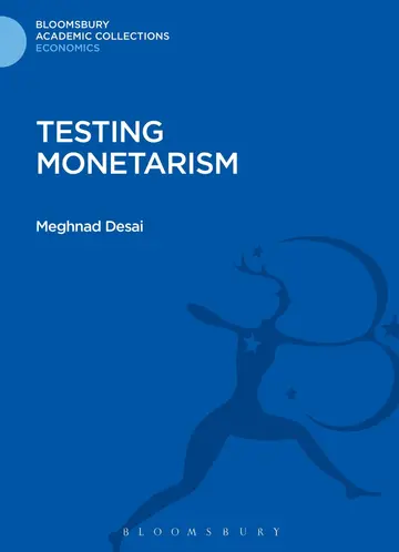 Cover of Testing Monetarism