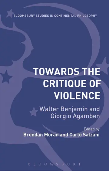 Cover of Towards the Critique of Violence