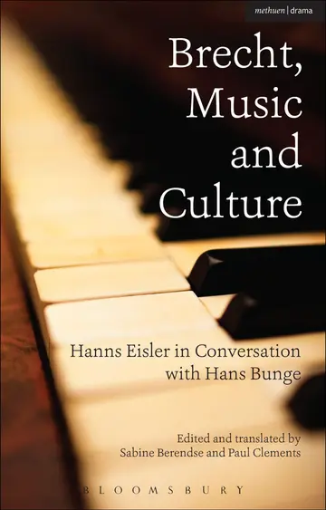 Cover of Brecht, Music and Culture