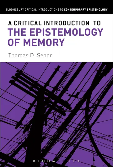 Cover of A Critical Introduction to the Epistemology of Memory