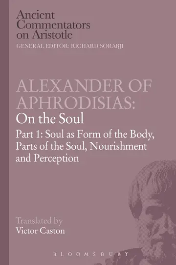 Cover of Alexander of Aphrodisias
