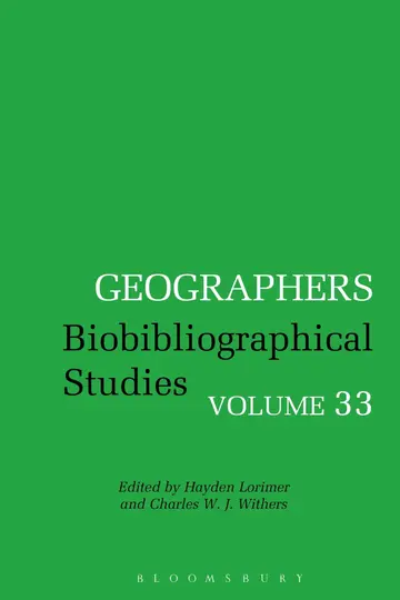Cover of Geographers