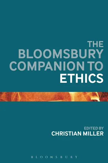 Cover of The Bloomsbury Companion to Ethics