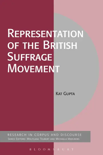 Cover of Representation of the British Suffrage Movement