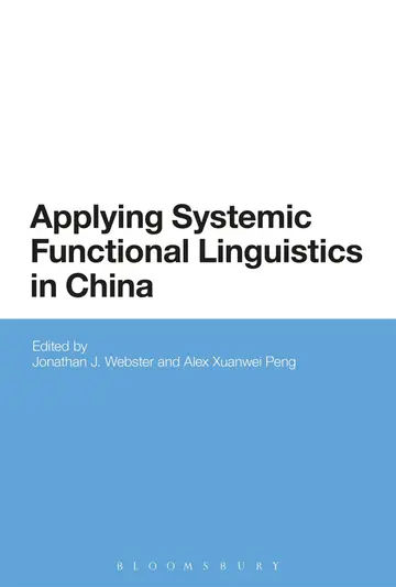 Cover of Applying Systemic Functional Linguistics