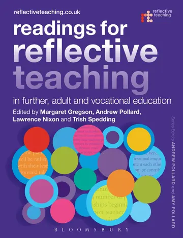 Cover of Readings for Reflective Teaching in Further, Adult and Vocational Education