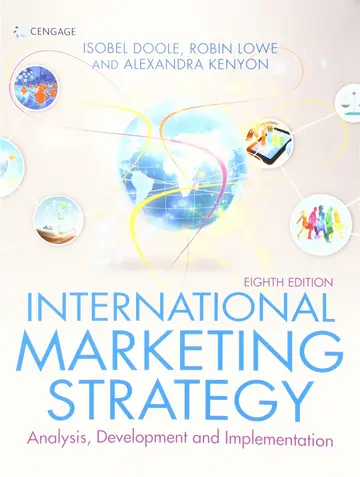 Cover of International Marketing Strategy