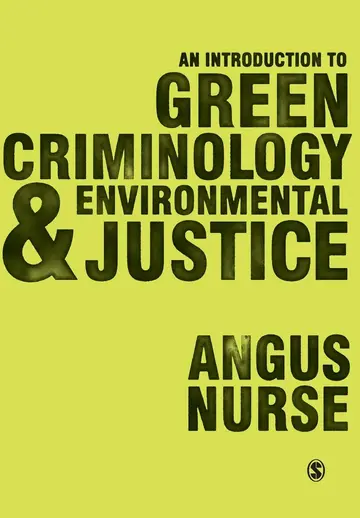 Cover of An Introduction to Green Criminology and Environmental Justice
