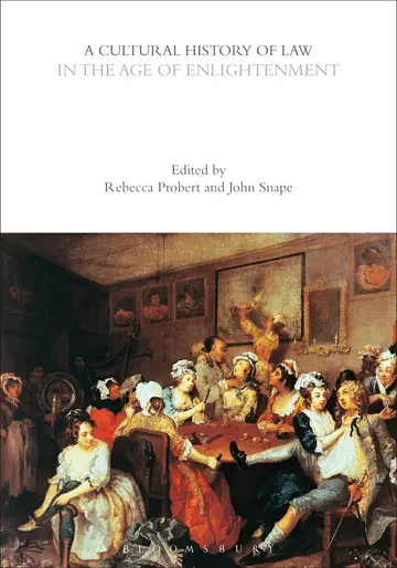 Cover of A Cultural History of Law in the Age of Enlightenment