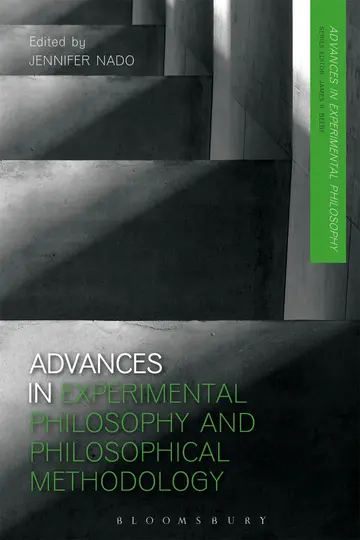 Cover of Advances in Experimental Philosophy and Philosophical Methodology