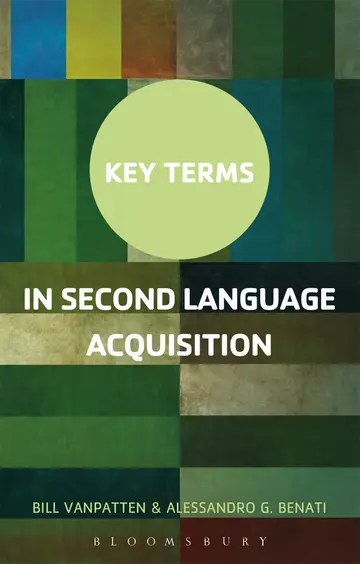 Cover of Key Terms in Second Language Acquisition