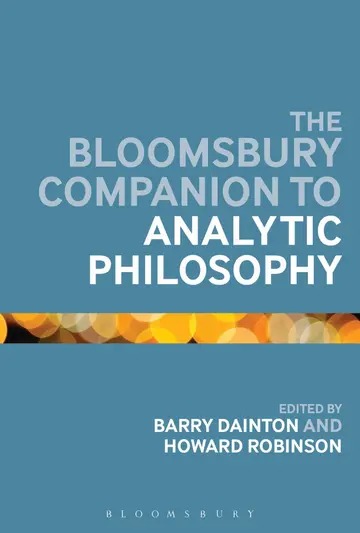 Cover of The Bloomsbury Companion to Analytic Philosophy