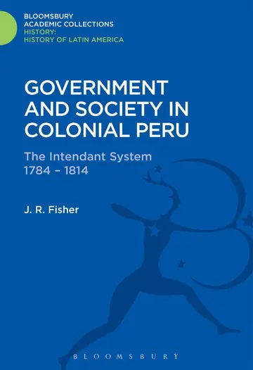 Cover of Government and Society in Colonial Peru