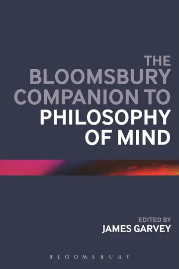 Cover of The Bloomsbury Companion to Philosophy of Mind