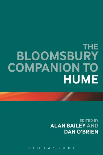 Cover of The Bloomsbury Companion to Hume