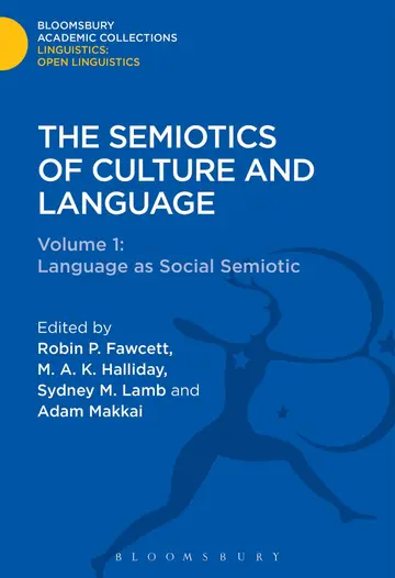 Cover of The Semiotics of Culture and Language