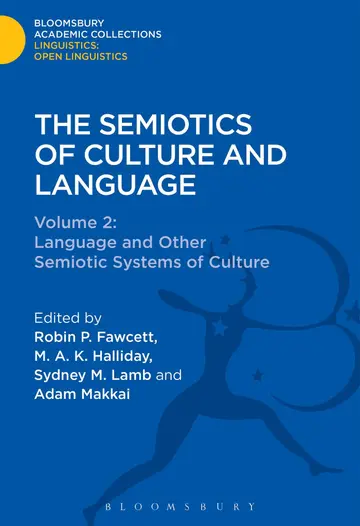 Cover of The Semiotics of Culture and Language