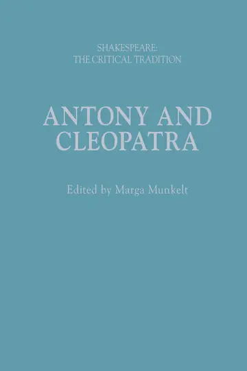 Cover of Antony and Cleopatra