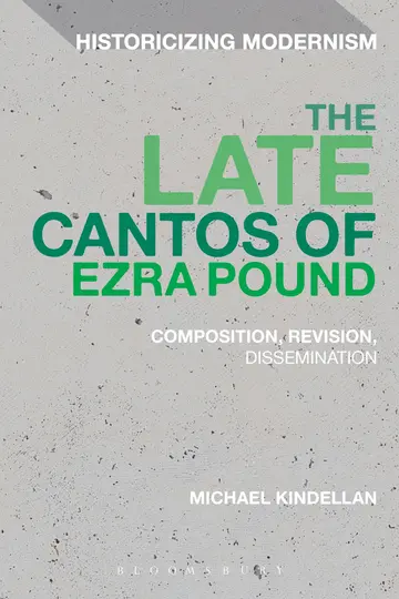Cover of The Late Cantos of Ezra Pound