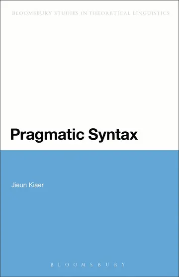 Cover of Pragmatic Syntax